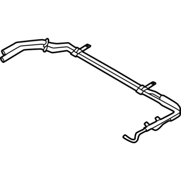 Ford NZ6Z-18B402-A Tube - Heater Water