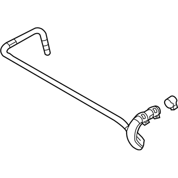 Ford 9L3Z-7B028-F Tube - Oil Cooler