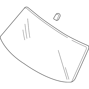 Mercury 5L8Z-7803100-AA Glass - Windscreen
