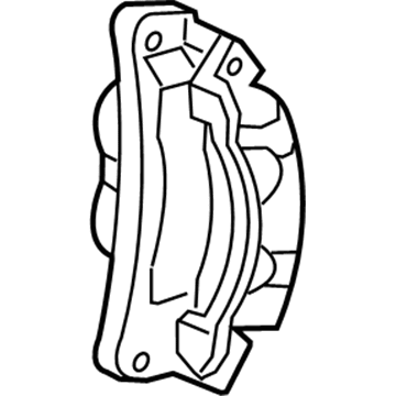 Ford DC3Z-2B120-A Caliper Assembly - Brake - Less Pad