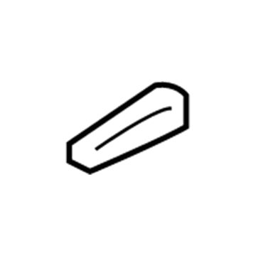 7T4Z-7862419-AA Ford Adjust Handle, Graystone, Rear Driver Side Illustration 1 of 1