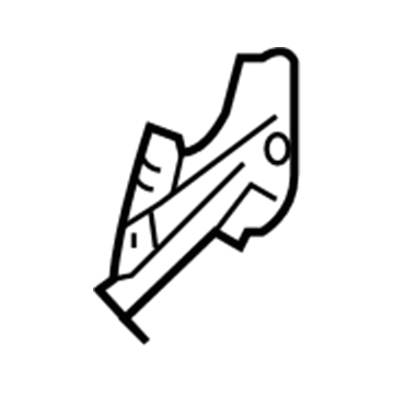 7T4Z-7861349-DA Ford Lower Cover, Graystone, Rear Inner Driver Side Illustration 1 of 1