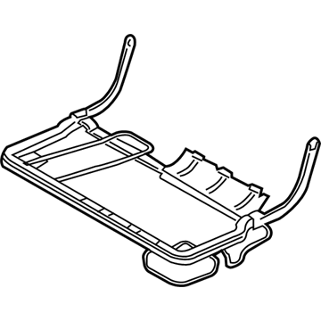 8T4Z-7863161-B Ford Seat Frame, Rear Driver Side Illustration 1 of 1