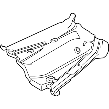 Ford BT4Z-9B007-B Shield BT4Z-9B007-B Ford Shield Illustration 1 of 1