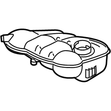 Ford CV6Z-8A080-C Tank Assembly - Radiator Overflow