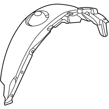 Ford M2DZ-54278B50-A Filler - Quarter Panel
