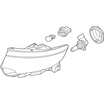 Ford BT4Z-13008-H Headlamp Assembly