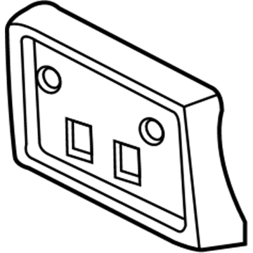 Mercury 3W3Z-17A385-AAA Bracket - License Plate