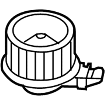 Ford 7C3Z-19805-B Fan And Motor Assembly