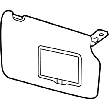 Ford BE8Z-5404104-BB Visor Assembly - Sun
