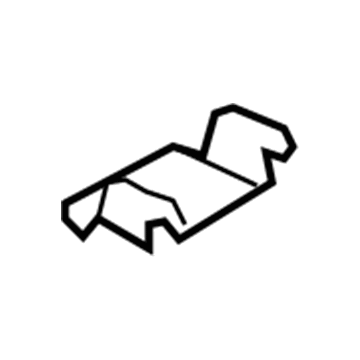 Ford 8A5Z-54047A18-A Console Base Rear Bracket 8A5Z-54047A18-A Ford Console Base Rear Bracket Illustration 1 of 1