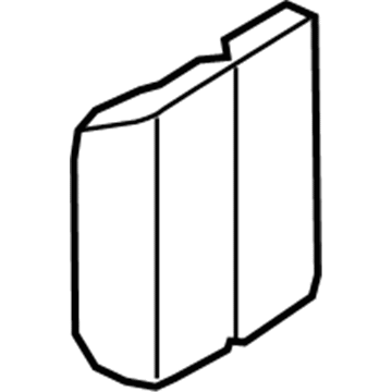 8A5Z-5406024-AA Ford Armrest, Camel Illustration 1 of 1