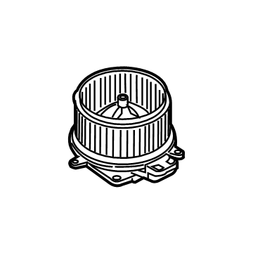 Lincoln L1MZ-19805-AC Fan And Motor Assembly