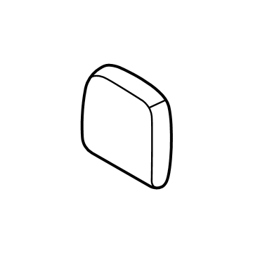 Ford NL3Z-18501A04-CB Cover Assembly - Rear Seat Headrest