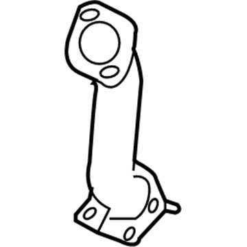 Ford 9L8Z-9N497-A Pipe - Exhaust Front