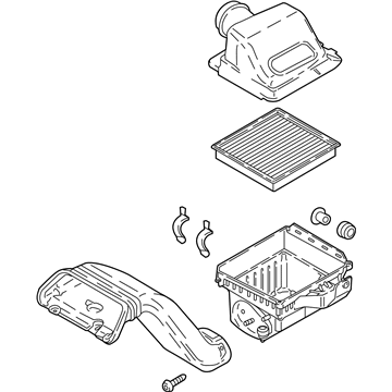Ford JL3Z-9600-B Cleaner Assembly - Air