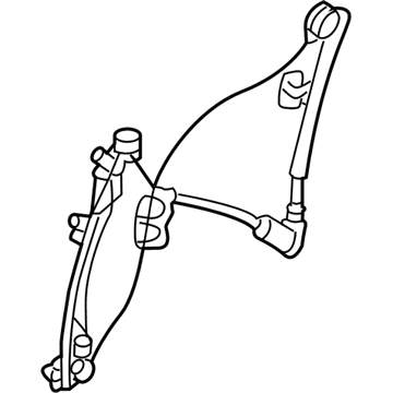 Ford 8E5Z-5423200-A Regulator - Window - Less Motor