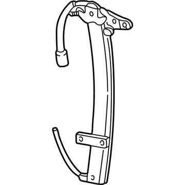Ford 6W7Z-5427008-AA Regulator - Window - Less Motor