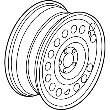 Ford KT1Z-1015-D Wheel Assembly