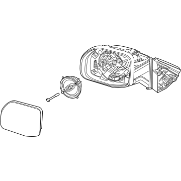 Ford M1PZ-17682-A Mirror Assembly - Rear View Outer