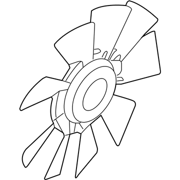 Ford 7C3Z-8600-A Fan Assembly