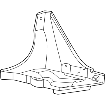 Lincoln Town Car Battery Tray - 3W1Z-10732-BA