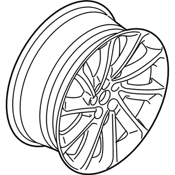Lincoln LC5Z-1007-C Wheel Assembly