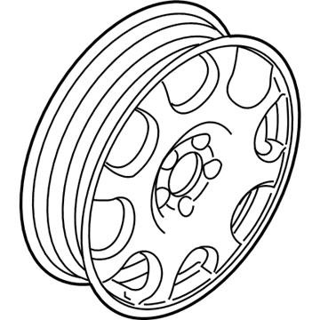 Lincoln LB5Z-1007-H Wheel Assembly