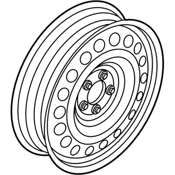 Lincoln LB5Z-1015-A Wheel Assembly