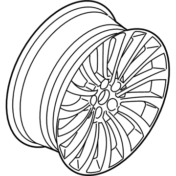 Lincoln LC5Z-1007-B Wheel Assembly