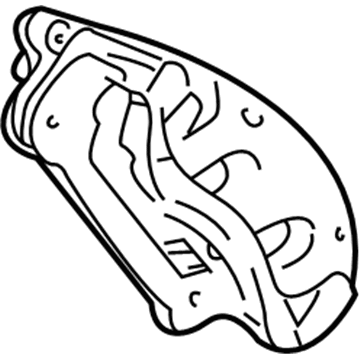 Lincoln 3W4Z-2B120-AB Caliper Assembly - Brake - Less Pad