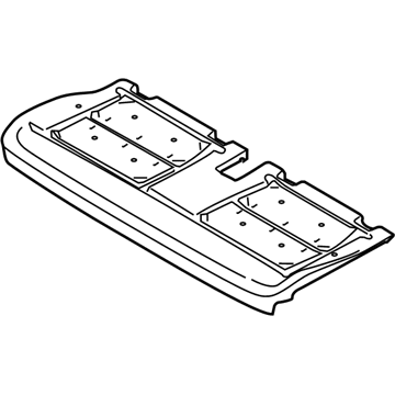 Ford LB5Z-7863840-K Pad - Rear Seat Cushion