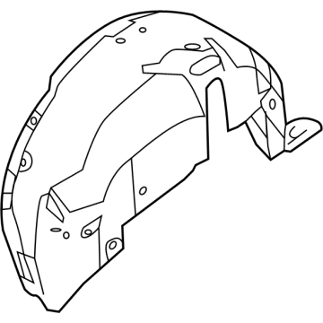 Lincoln AE9Z-7428370-A Shield - Splash - Wheelhouse