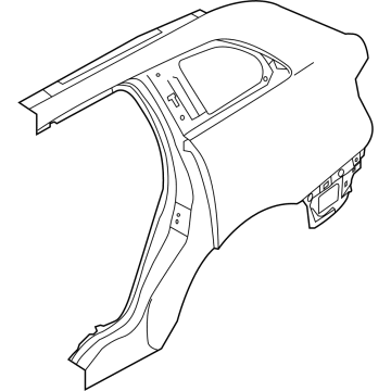 Lincoln AE9Z-7427840-A Panel - Body Side - Rear