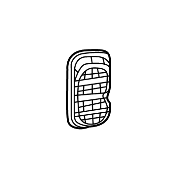 Lincoln 6L2Z-78280B62-A Grille - Air Inlet