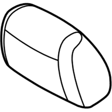 Ford DG1Z-54610A62-PA Cover - Headrest - Roll Type