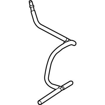 DT4Z-4022-A Ford Vent Hose, Rear Illustration 1 of 1
