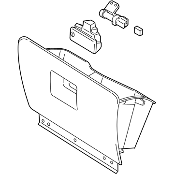 Ford Expedition Glove Box - 4L1Z-7806024-BAC