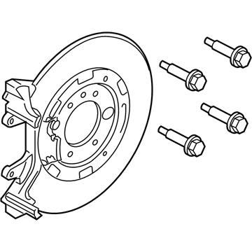 Ford 6W1Z-2B582-C Plate Assembly - Brake Back