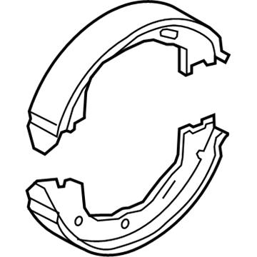 Ford 6W1Z-2N712-A Kit - Brake Shoe And Lining
