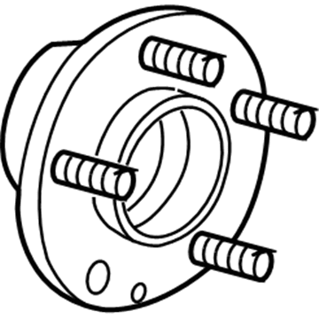 Lincoln BT4Z-1104-B Hub Assembly - Wheel