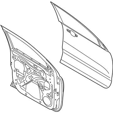 Ford KB3Z-2620124-A Door Assembly - Front