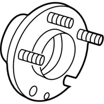 Ford 6E5Z-1104-BA Hub Assembly - Wheel