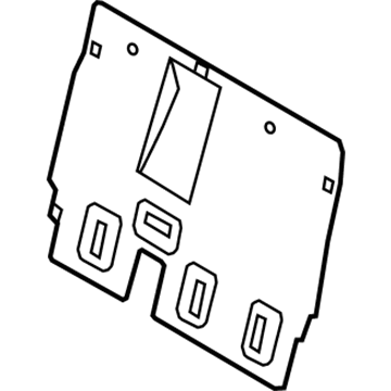 Ford BB5Z-7860509-A Back Panel, Rear Driver Side BB5Z-7860509-A Ford Back Panel, Rear Driver Side Illustration 1 of 1
