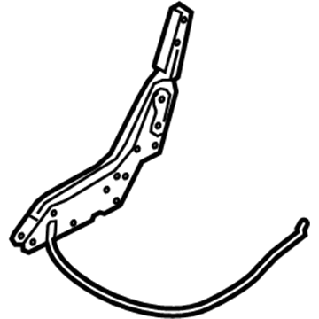 Ford AA8Z-7460593-B Pivot, Center Passenger Side AA8Z-7460593-B Ford Pivot, Center Passenger Side Illustration 1 of 1