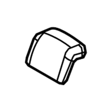 Lincoln BE9Z-74501A04-DD Cover Assembly - Rear Seat Headrest