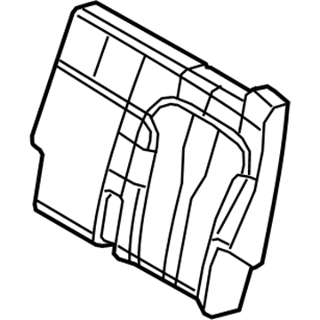 Lincoln BE9Z-7466601-DA Cover Assembly - Rear Seat Back