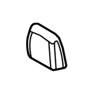 Lincoln BE9Z-74501A04-DA Cover Assembly - Rear Seat Headrest