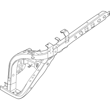 Ford MB3Z-16C274-L Side Rail Assembly