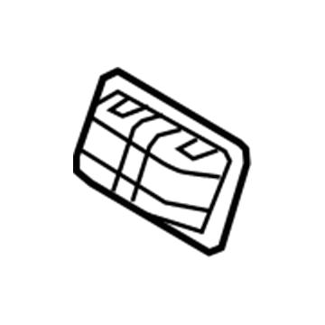 Ford AE5Z-5466716-A Latch Cover AE5Z-5466716-A Ford Latch Cover Illustration 1 of 1